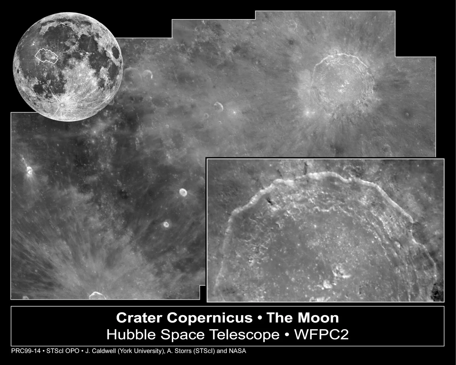 Fotos da superfície lunar supostamente tiradas do Hubble