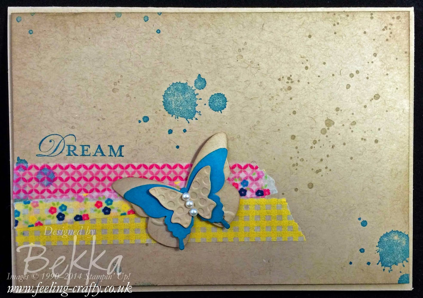 Loving Thoughts and Gingham Garden Dream Card by Bekka - check out her blog for lots of great Stampin' Up! projects from the UK