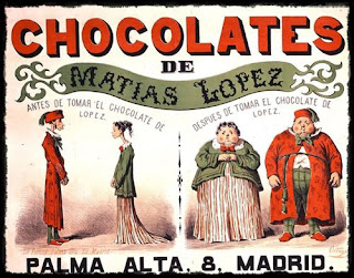 cartel publicitario chocolate 1875