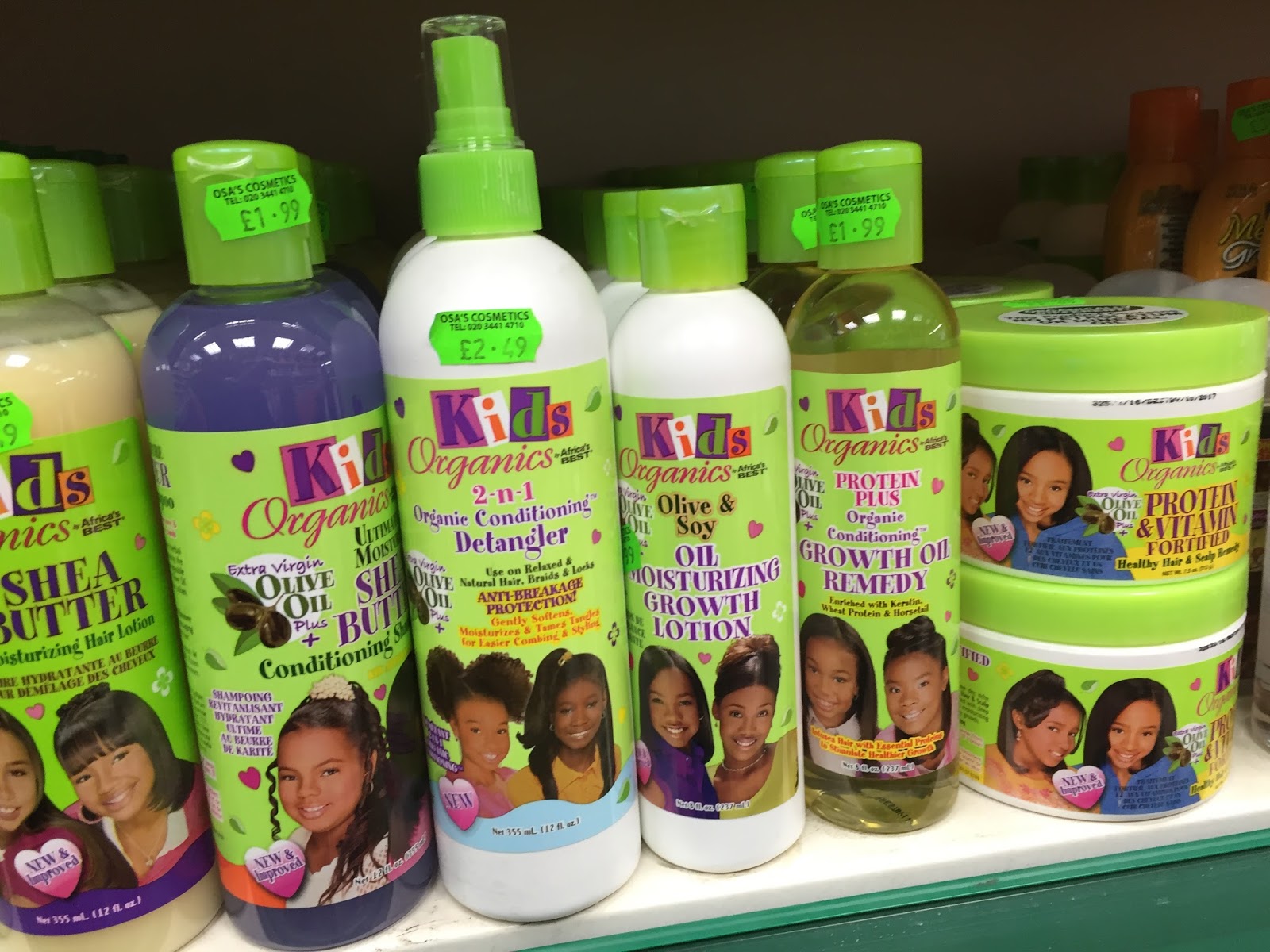 Osas Hair And Cosmetics Centre Children Cosmetics At one l Just For Me l African Pride l Kids