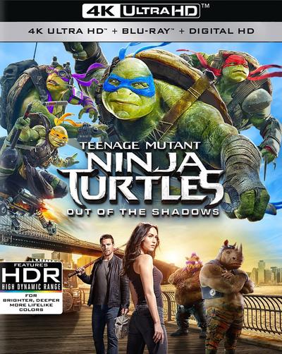 Teenage Mutant Ninja Turtles: Out of the Shadows (2016) 2160p HDR BDRip Dual Latino-Inglés [Subt. Esp] (Ciencia Ficción. Acción)