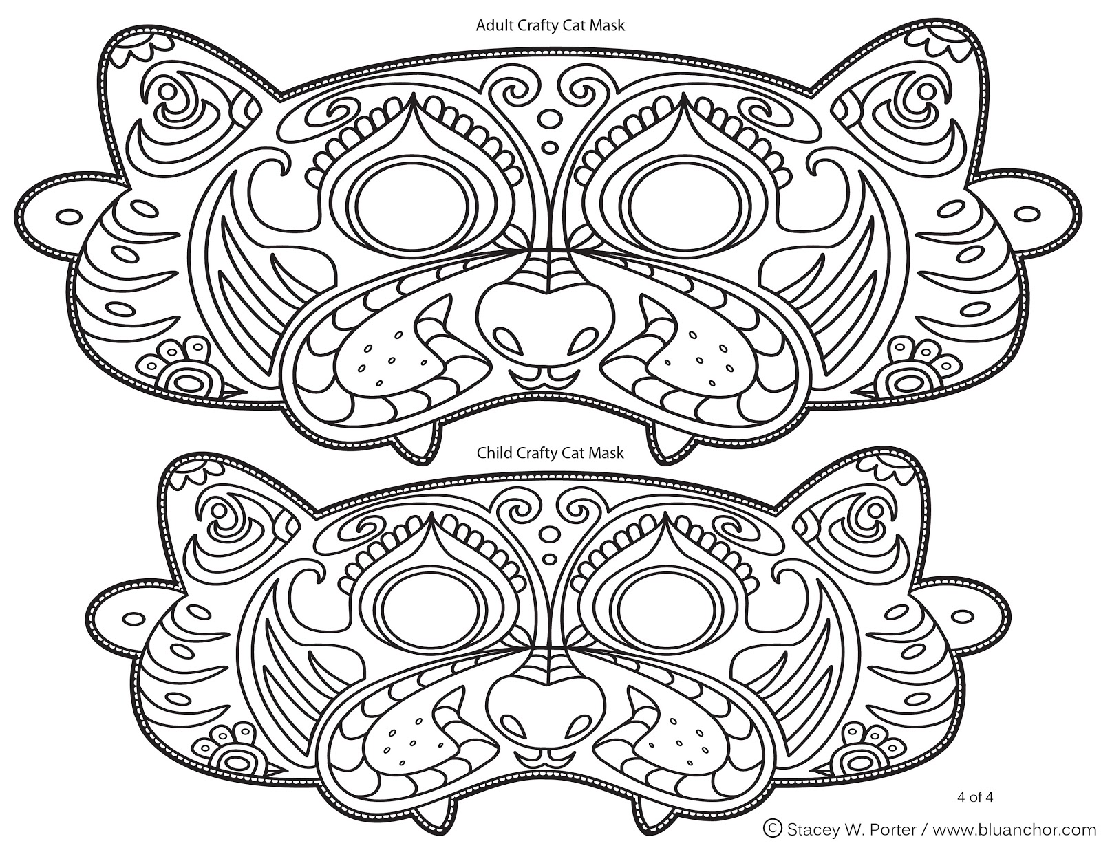 halloween cat face coloring pages - photo #32