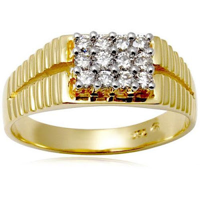 gold ring rings diamond latest mens yellow indian engagement india jewelry silver designs jewellery menjewell