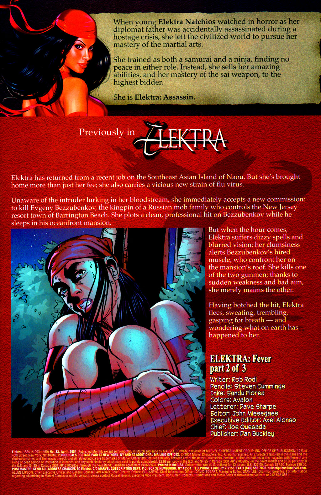 Elektra (2001) Issue #33 #33 - English 2