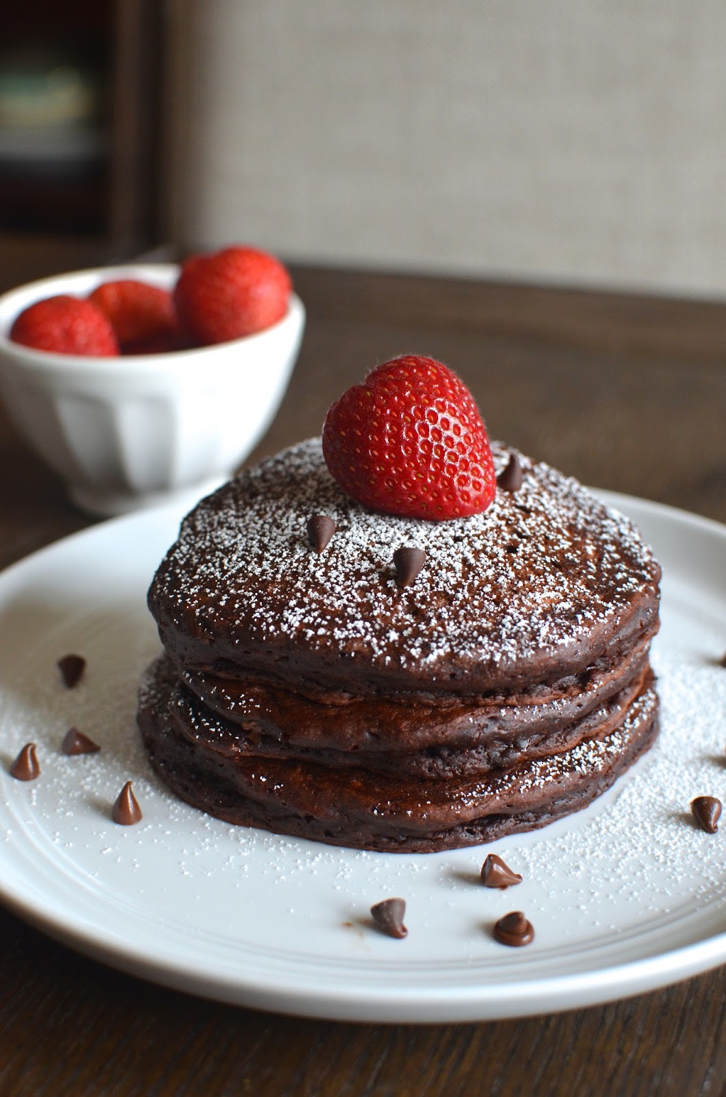 Playing with Flour Chocolate chocolatechip pancakes