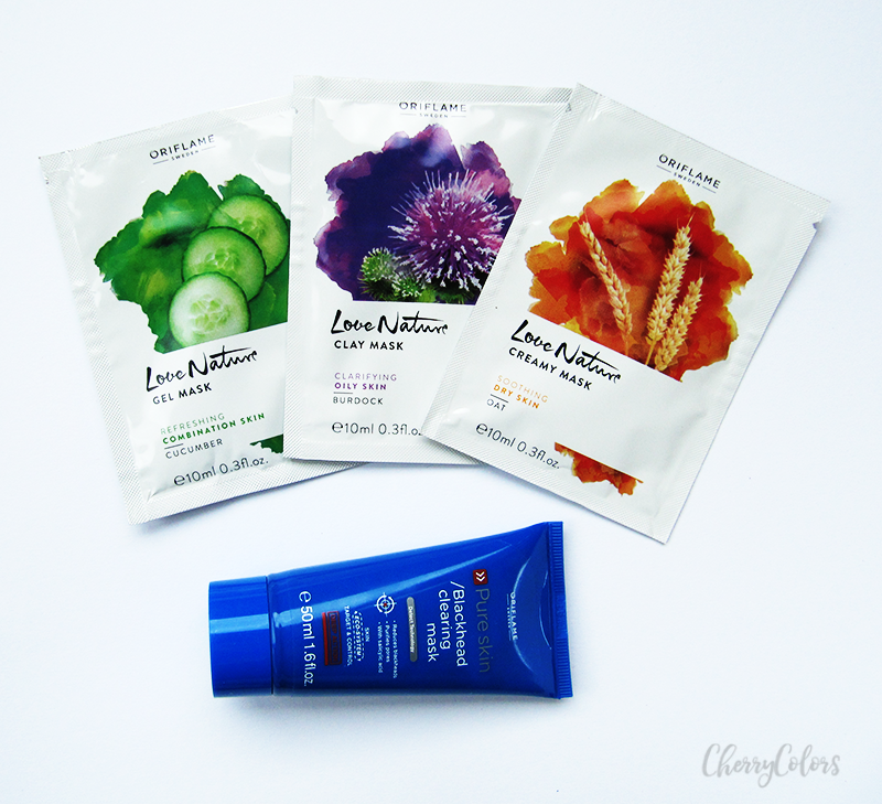 Oriflame Face Masks Cherry Colors Cosmetics Heaven!