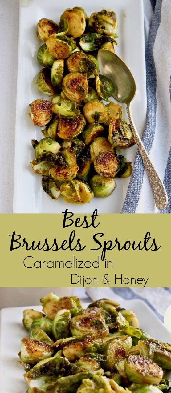 Brussels sprouts caramelized with Dijon and honey Family Cooking