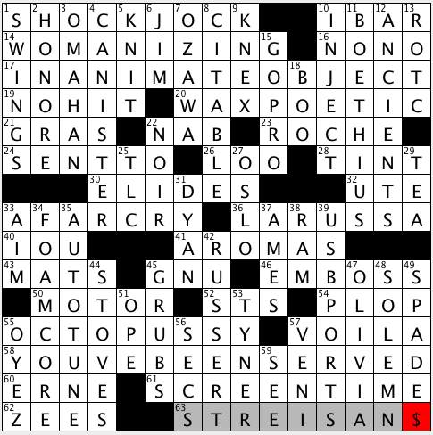 Rex Parker Does the NYT Crossword Puzzle: Kardashian matriarch