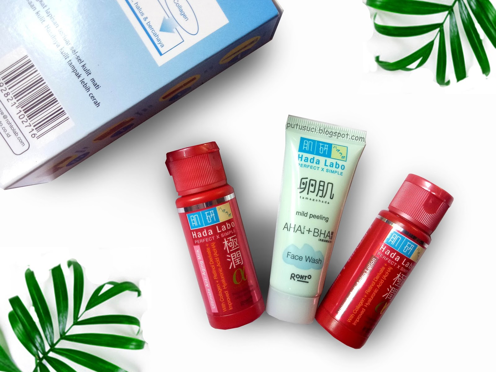 Review Hada Labo Gokujyun α alpha AntiAging (Merah)