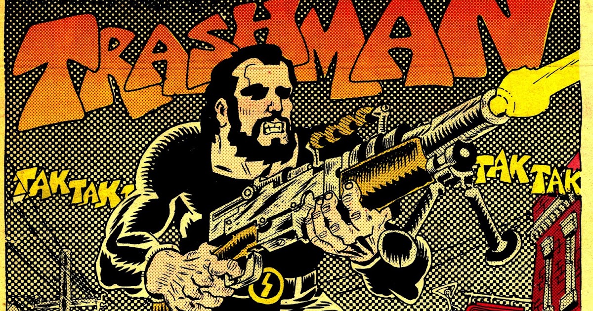 Cap'n's Comics Trashman by Spain