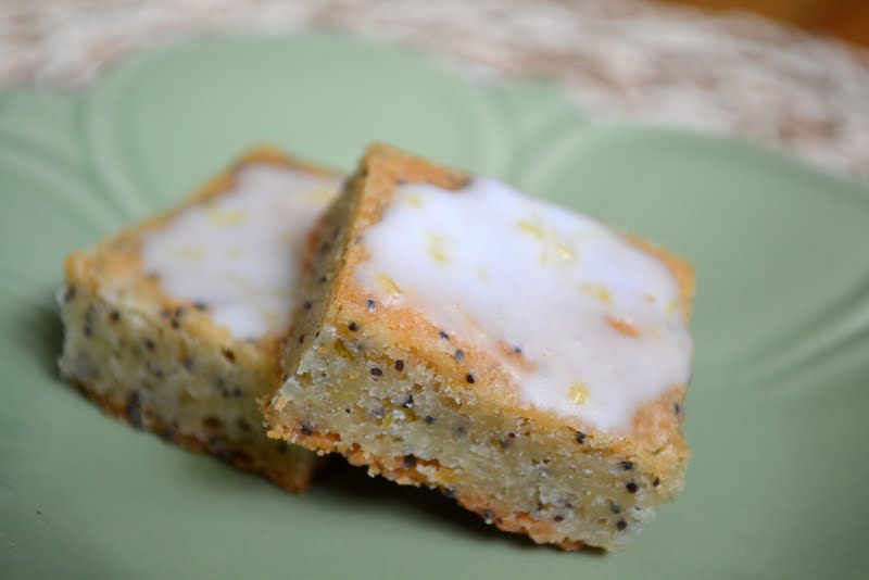 Anush Lini Lemon Poppy Seed Squares