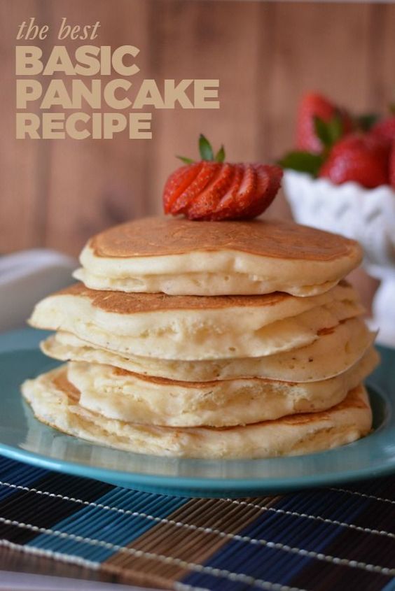 The BEST Basic Pancake Recipe