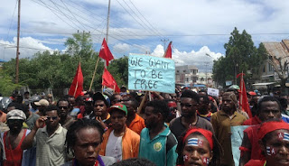 Mass rallies for Papuan independence from Indonesia