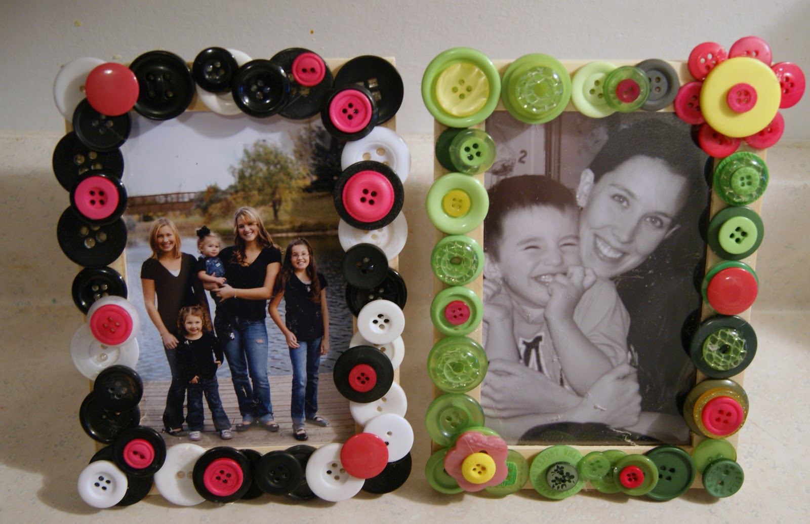 Crafty Sy: Button Frames