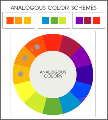 analogous colors logo analogous colors logo