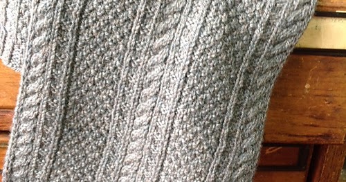 Beautiful Skills - Crochet Knitting Quilting : Gansey Scarf - Free Pattern