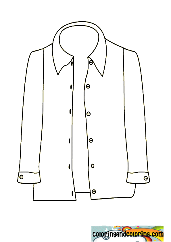 jacket coloring pages - photo #44