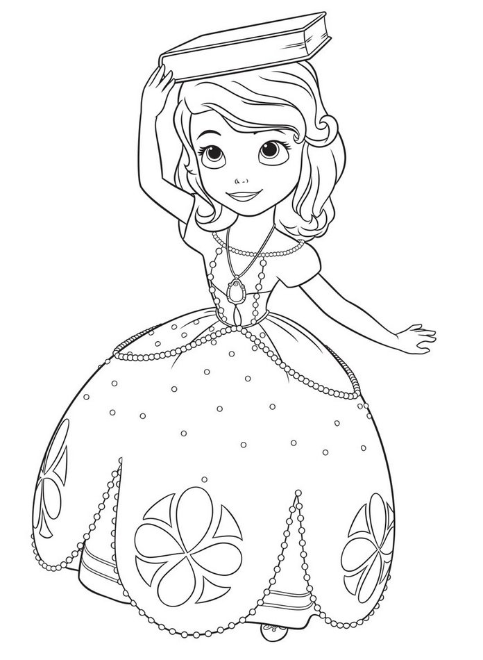 Principessa Sofia Da Disegnare E Colorare Disney Junior