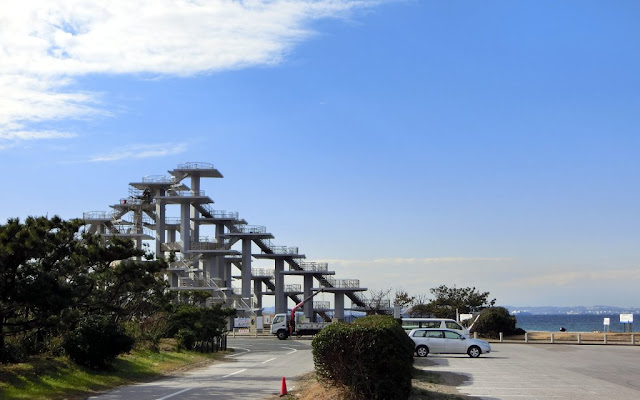富津岬の展望台