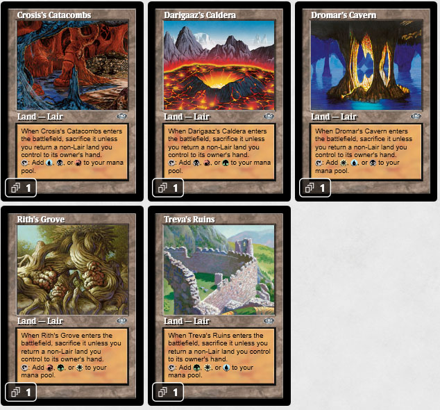 Magic the Gathering Adventures Legacy Lands