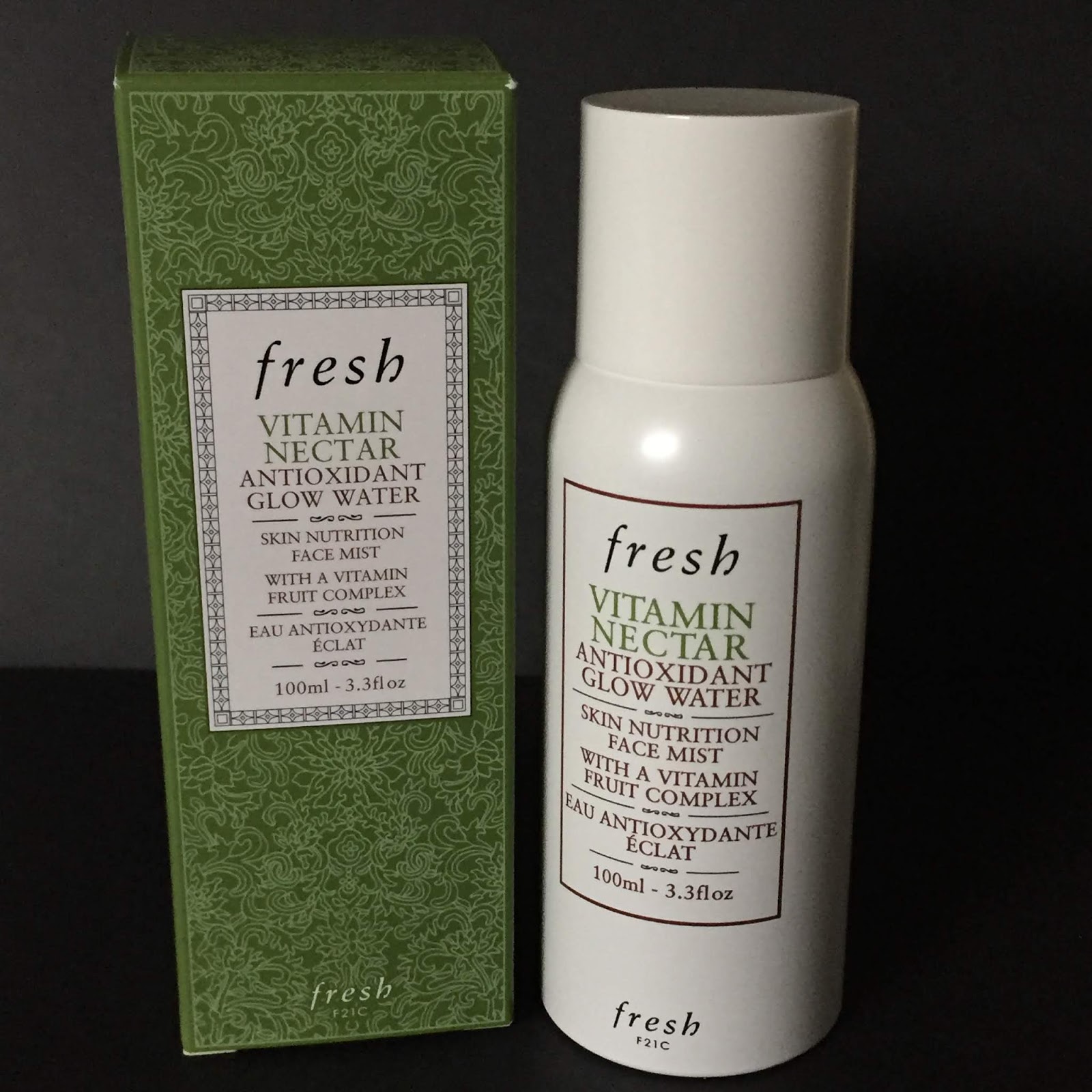 Fresh Vitamin Nectar Antioxidant Glow Water Review A Very Sweet Blog