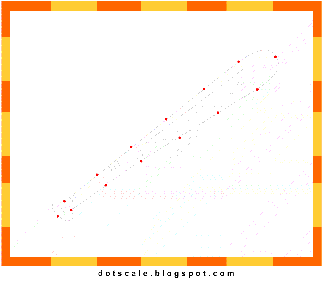 Kids Printable Dot to Dot Free Baseball Bat Dot to dot