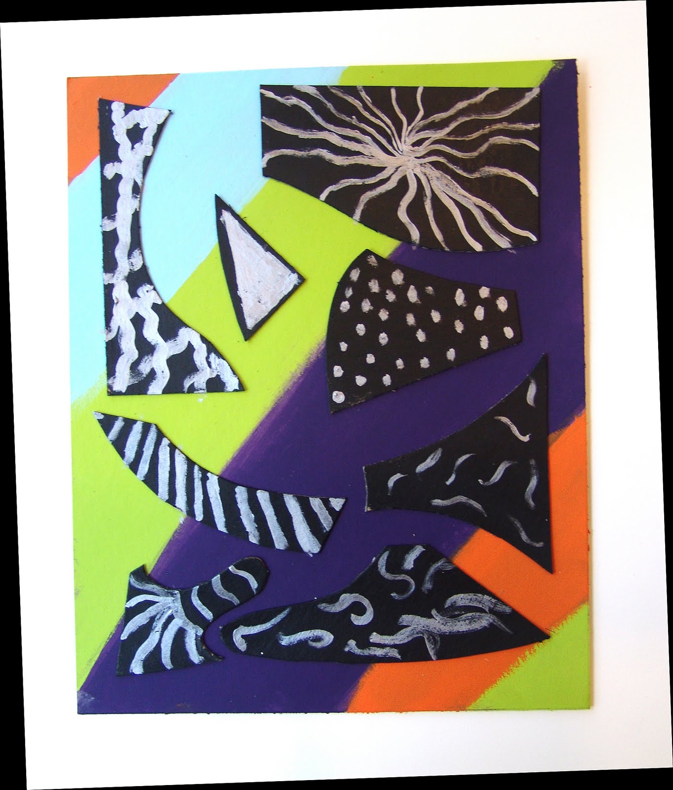 Cool Stuff Art Gallery Cardboard Mosaic Art Project