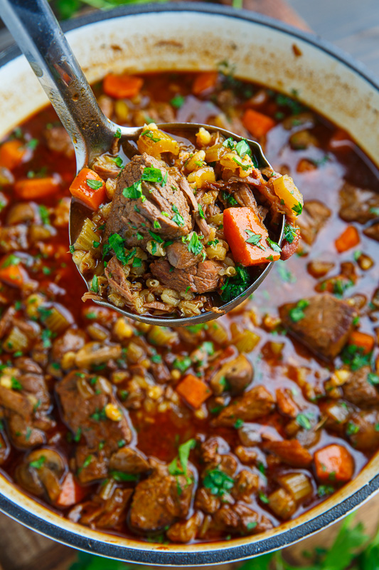 Beef and Barley Soup Recipe on Closet Cooking