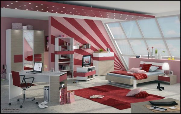 Home Interior Design Ideas For The Bedroom Of Teenage Girls ...