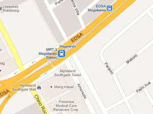 MRT Magallanes Station map