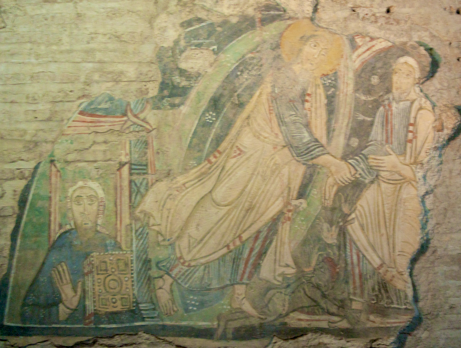 сиенская пинакотека. фреска дьявола в италии. фрески древней руси 9-12 века. фреска бенедиктинского монастыря в помпозе. фреска италия антихрист.