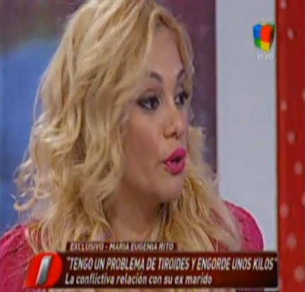 VisionShow: MARÍA EUGENIA RITÒ SE CONFESÒ EN VIVO: 