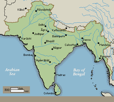 british india maps