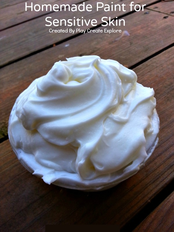 Play Create Explore Homemade Paint for Sensitive Skin