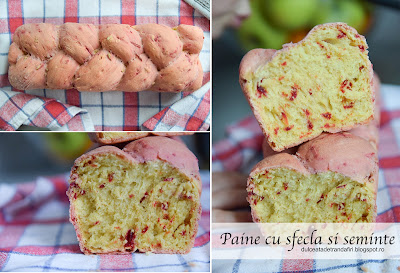 Paine cu sfecla si seminte