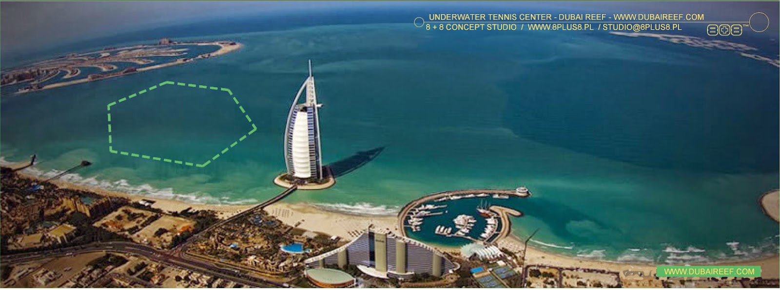 DUBAI to set a new record with Worlds First underwater Tennis Stadium
