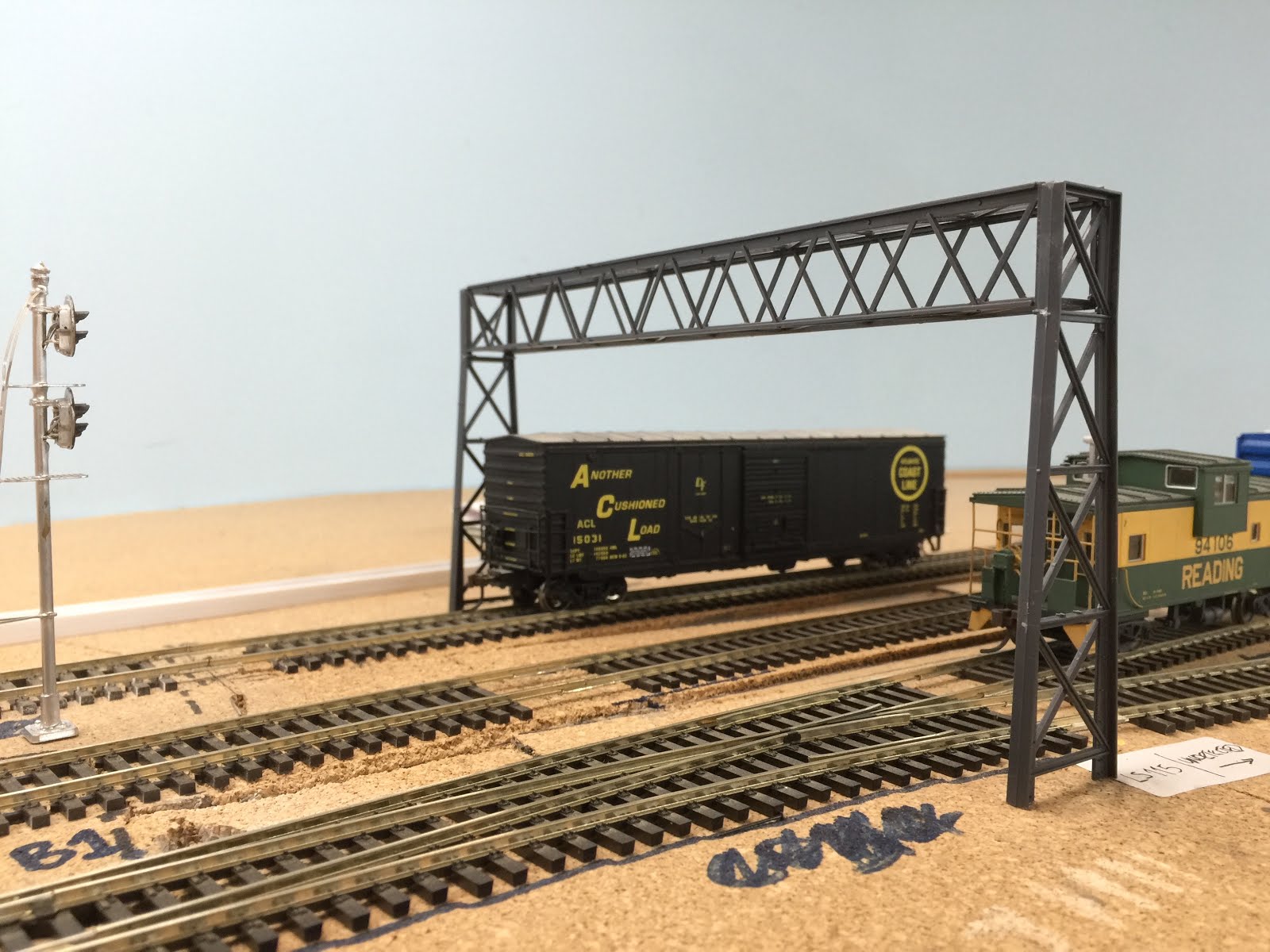 JLandT Railroad Installing Signal Bridges...