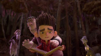 Norman in ParaNorman being surrounded by zombies.