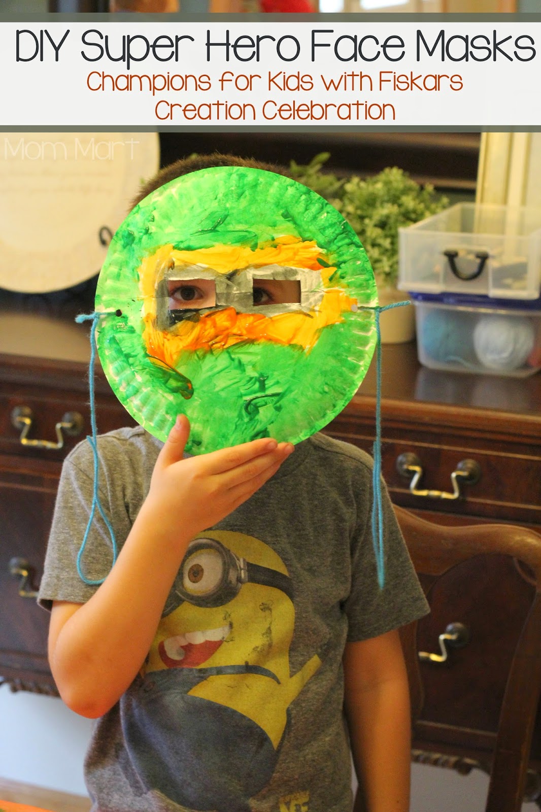 DIY Super Hero Face Masks: Champions for Kids with Fiskars