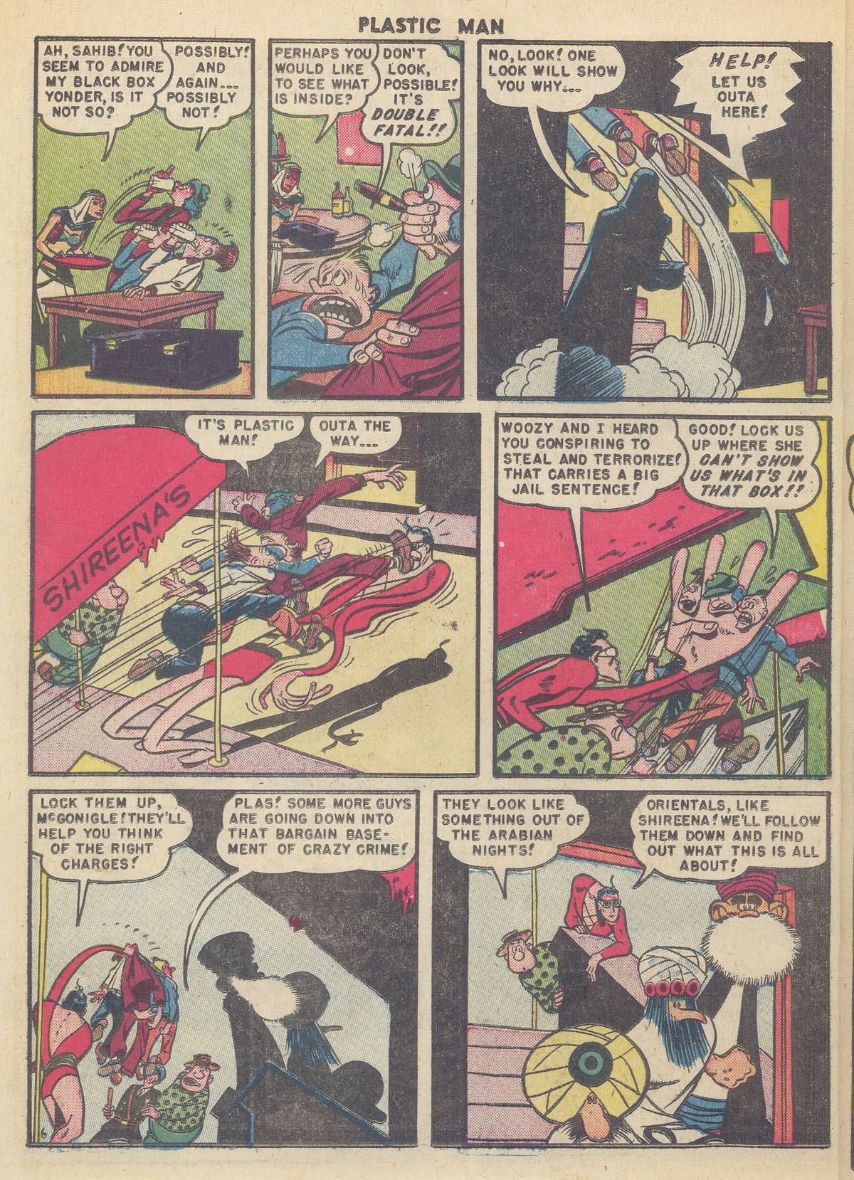 Read online Plastic Man (1943) comic -  Issue #24 - 8