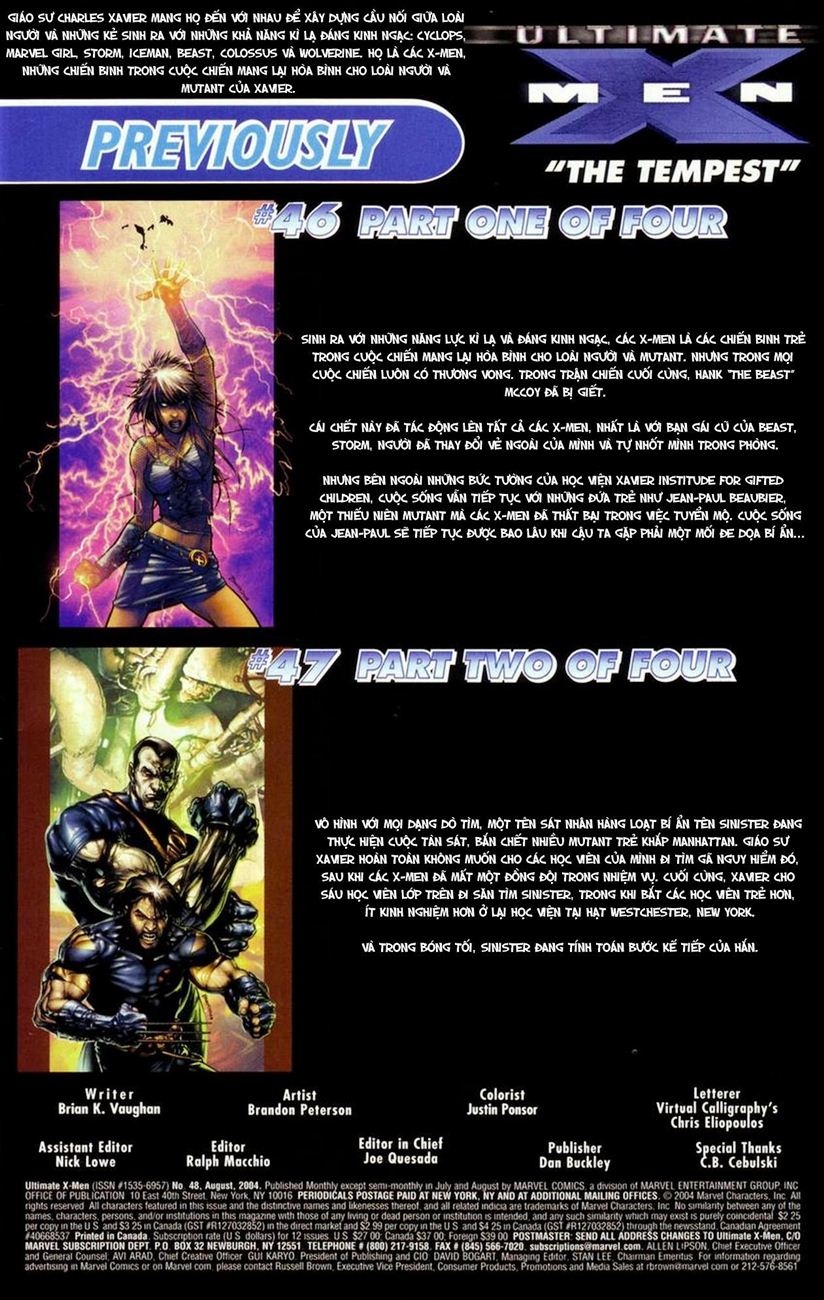 Ultimate X - men chap 48