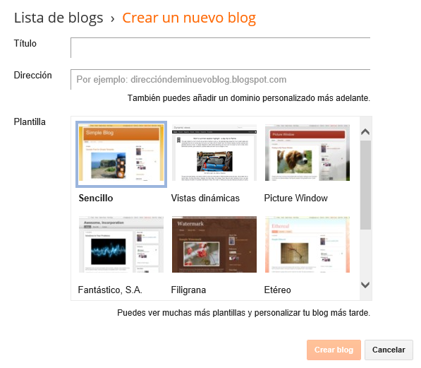 ¿Cómo crear un blog?