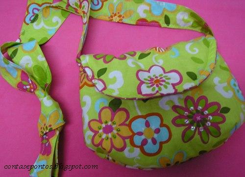 Mala de criança em tecido