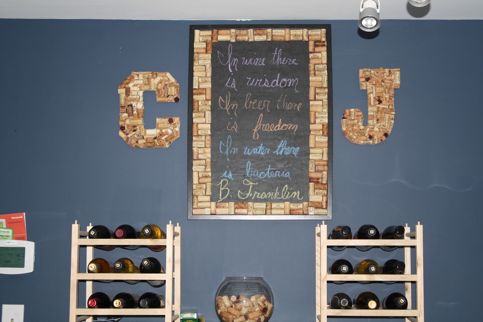 Recreating Pinterest Wine Cork Letters