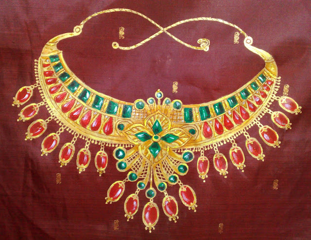 Fabric Painting, Saree Painting, Panjabhi Dress Painting, Cloth Painting in Hyderabad | ARTNVN