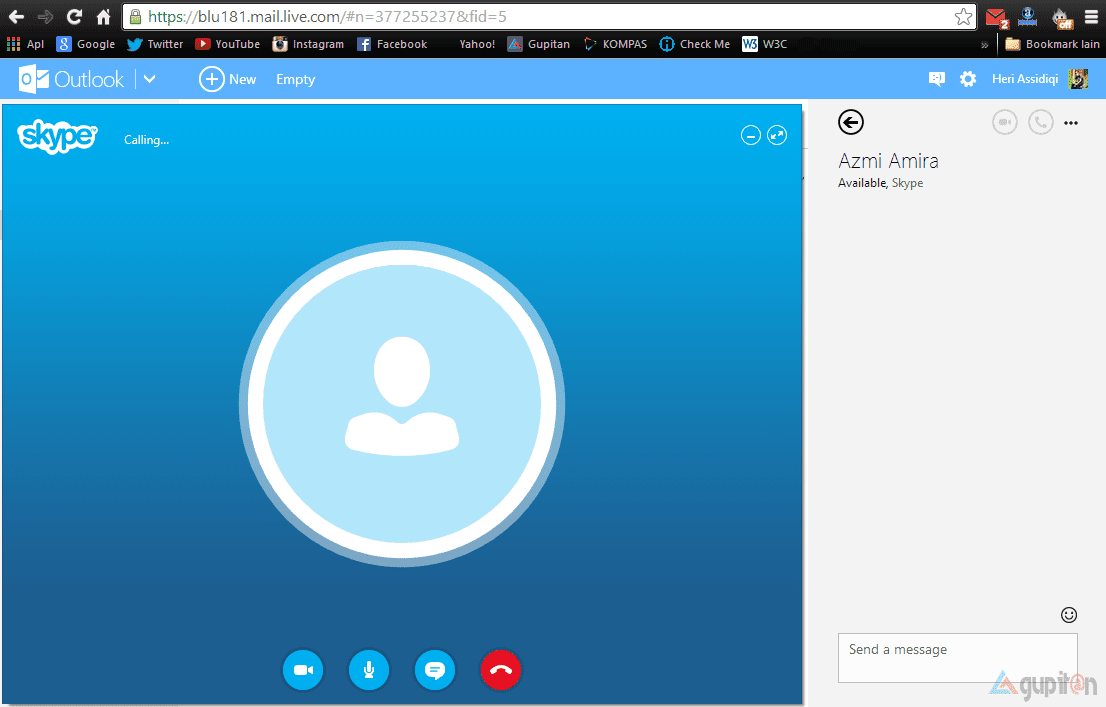 Cara Membuat Panggilan Skype Via Web Browser