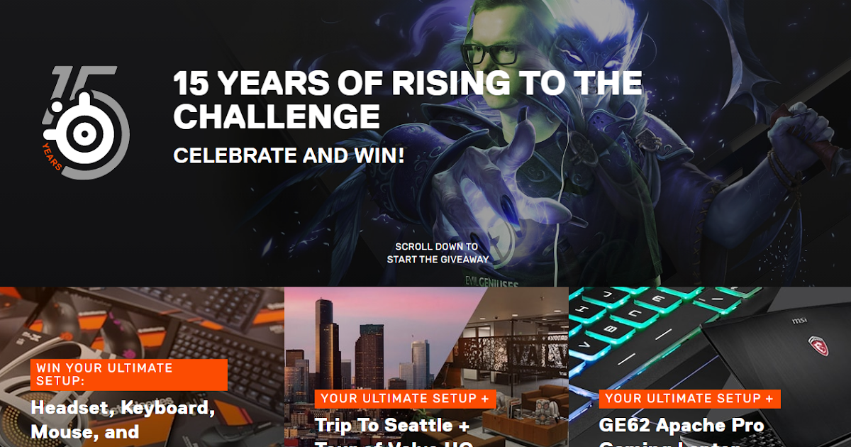 SteelSeries Massive 40,000 Giveaway in Prizes! Gadget Explained