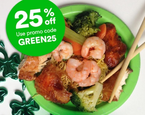 JustEat St.Patrick's Day 25% Off Promo Code