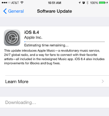 Download update iOS.