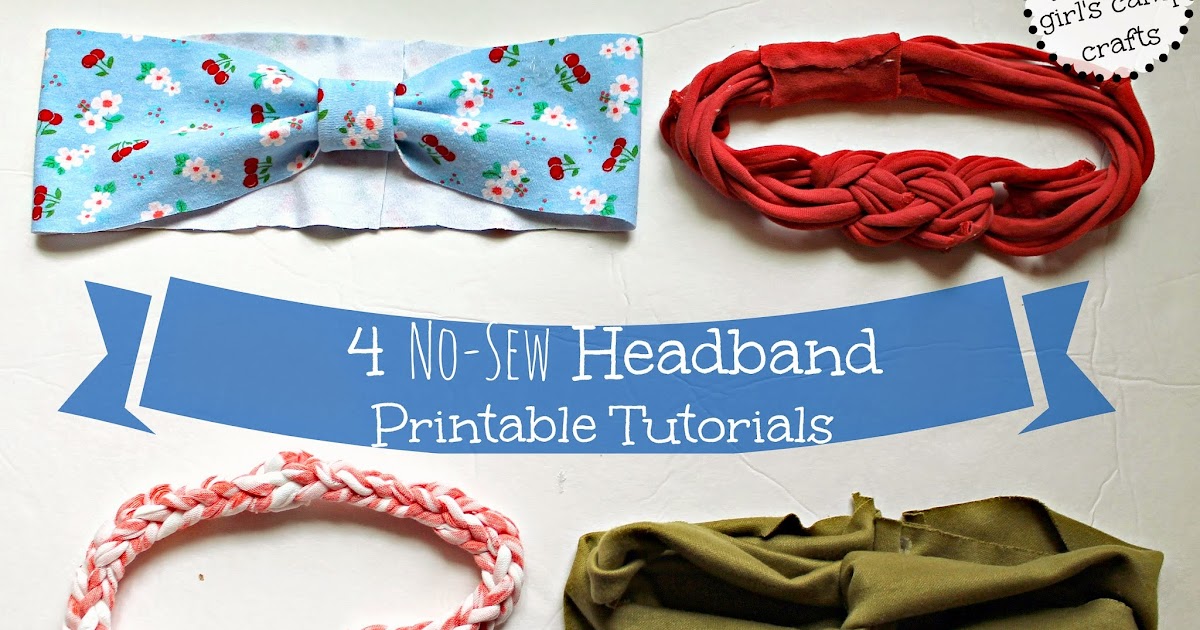 Freshly Completed: 4 No-Sew Headband Printable Tutorials